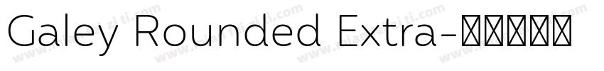 Galey Rounded Extra字体转换